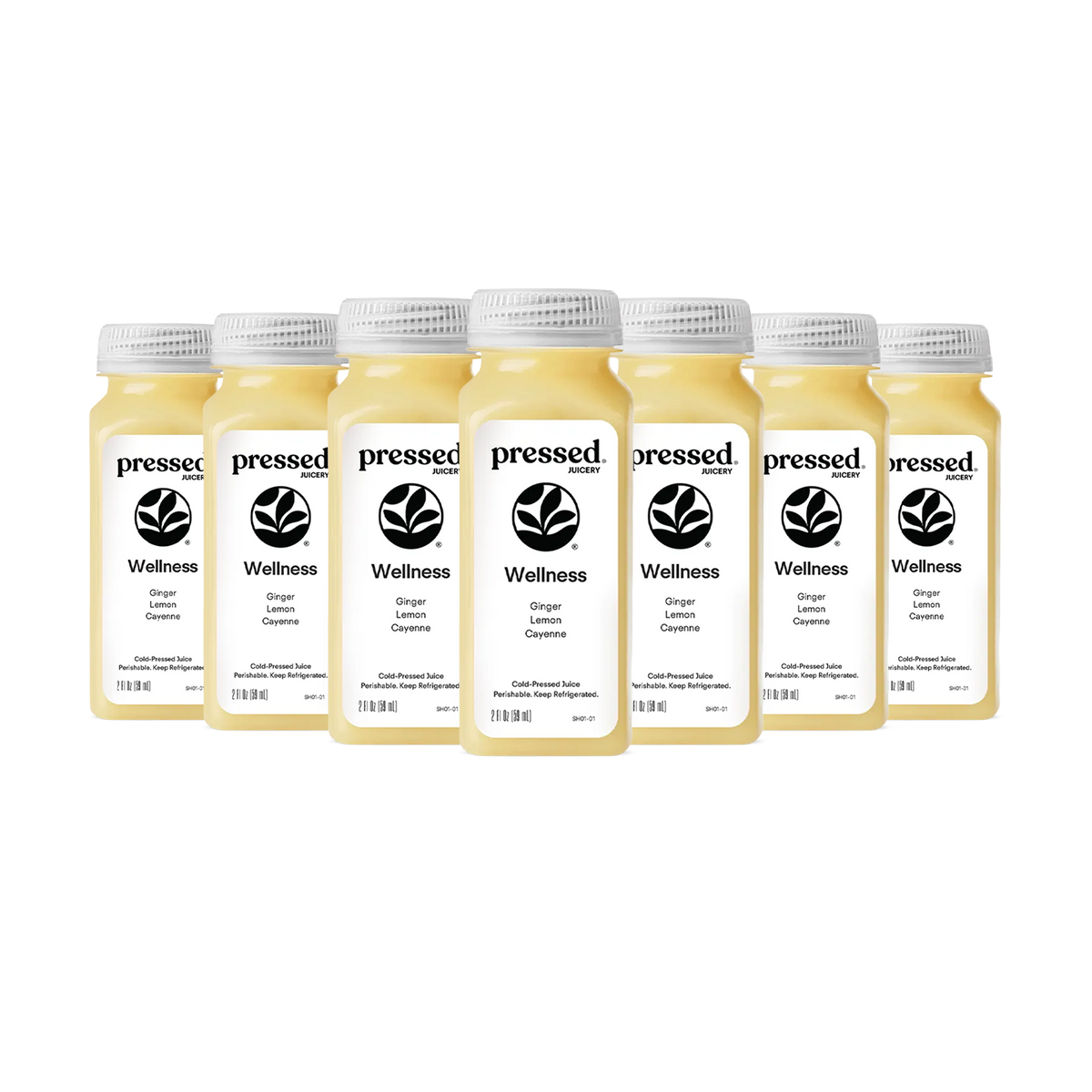 Ginger Wellness Shot 7-Pack | Pressed Juicery