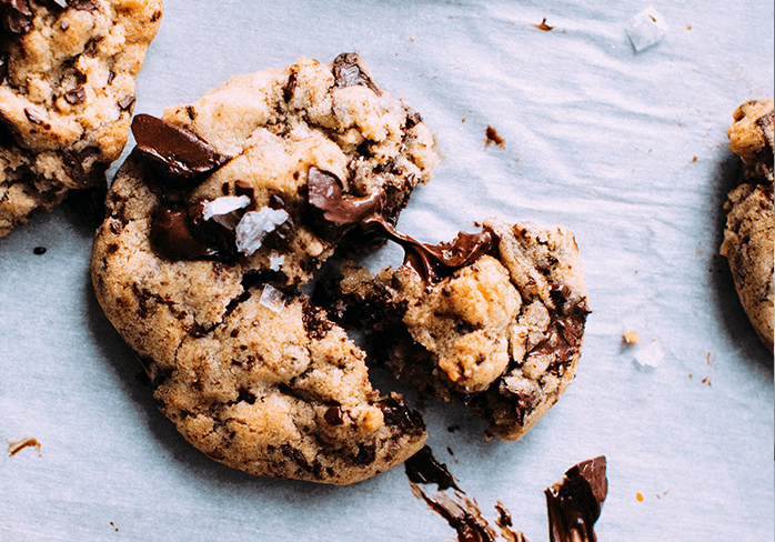 Santa's Sleighest Vegan Chocolate Chip Cookies